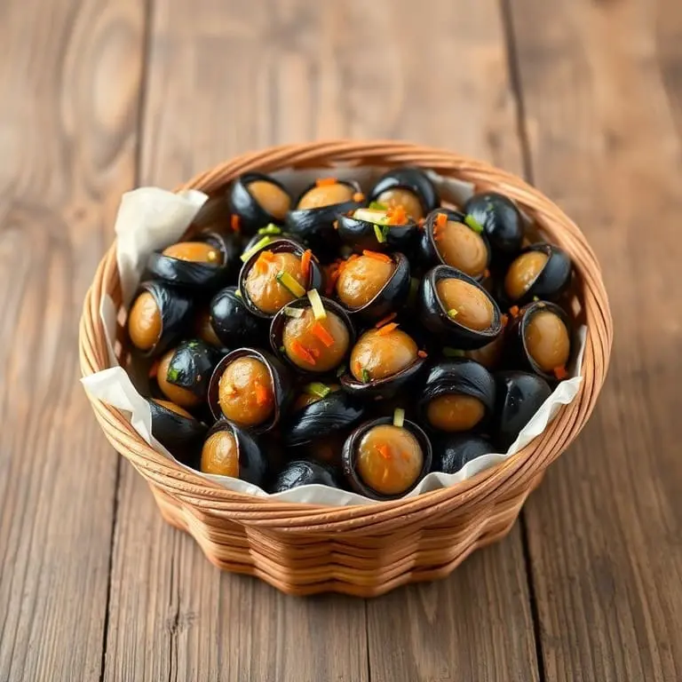 Steamed green-lipped mussels in a bowl, prepared as a healthy treat for dogs, showcasing their natural green shells and nutritious interior.