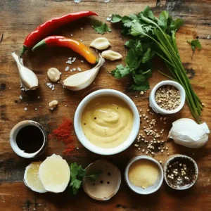 Ingredients for the Perfect bang bang sauce recipe