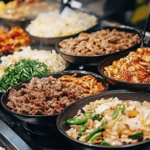 Ingredients for Mongolian BBQ
