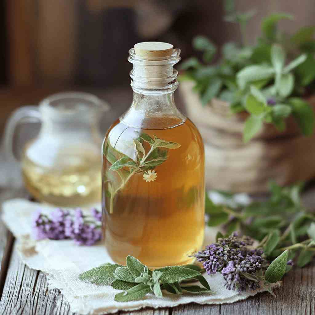 "Homemade herbal cordial recipe featuring fresh and dried herbs, sweeteners like honey or sugar, and optional alcohol. A versatile drink for digestive support, romantic evenings, or refreshing summer beverages