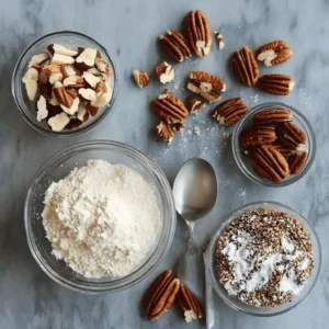 Ingredients for Pecan Pie Balls
