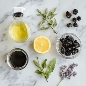 Ingredients for the French Mulberry Bug Spray Recipe 1